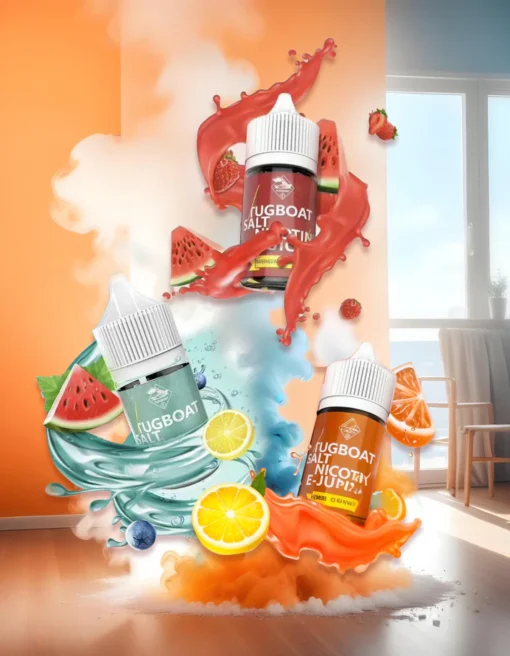 新拖船 煙 油/TUGBOAT鹽尼古丁煙油30ml – 50mg小煙煙液