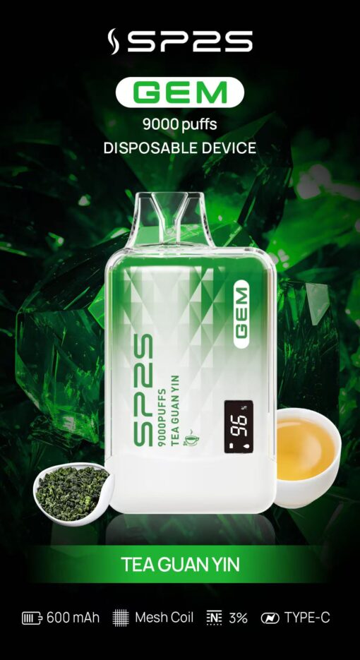 SP2S GEM 9000 PUFFS 思博瑞 抛棄式電子煙 蒸汽天堂 台灣現貨 711到付：圖片 2