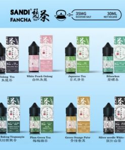 日本進口 SANDI FANCHA 梵茶菸油 30ML /35MG 小煙油